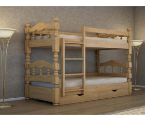 Кровать Точенка 2-х яр. из березы