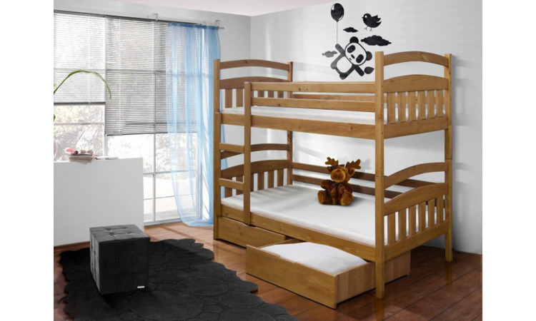 Кровать Лоди 2-х ярусная из массива березы