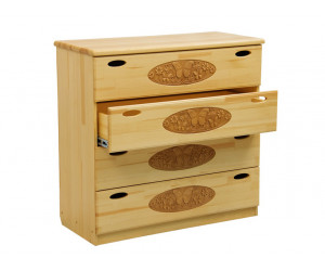 Комод Галатея с резьбой