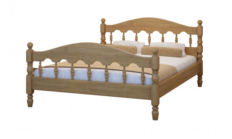 Кровать Точенка из массива березы