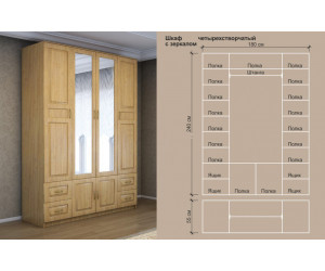 Шкаф Витязь №244