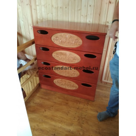 Комод Галатея,цвет Мокко-2